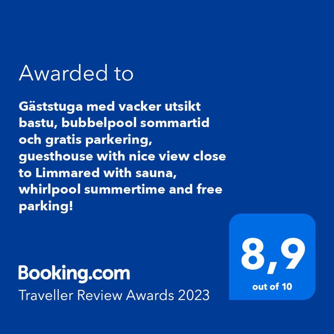 Gaeststuga I Vacker Natur, Bastu, Bubbelpool Sommartid Och Gratis Parkering Naera Ulricehamn Och Lassalyckan, Guesthouse With Nice View With Sauna And Free Parking Close To Dalsjoefors And Fishing บูโรส ภายนอก รูปภาพ